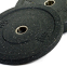 Блины (диски) бамперные для кроссфита Record RAGGY Bumper Plates TA-5126-5 51мм 5кг черный 2