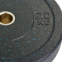 Диски (блини) бамперні для кросфіту Record RAGGY Bumper Plates TA-5126-20 51мм 20кг чорний 0
