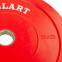 Блины (диски) бамперные для кроссфита Zelart Z-TOP Bumper Plates TA-5125-5 51мм 5кг красный 0
