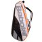Чехол для теннисных ракеток BABOLAT RH X12 PURE WHITE BB751114-142 (до 12 ракеток) белый-черный-оранжевый 9