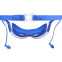 Окуляри-напівмаска для плавання дитячі з берушами SP-Sport 9200 кольори в асортименті 9