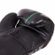 Перчатки боксерские Zelart VL-3085 8-14 унций черный-салатовый 2