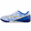 Сороконожки футбольные SP-Sport 1190-3 размер 35-39 белый-синий 2