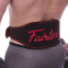 Пояс атлетический кожаный FAIRTEX 161079 ширина-15см размер-S-XL черный 0
