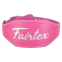 Пояс атлетичний шкіряний FAIRTEX 165086 ширина-15см розмір-S-XL рожевий 1