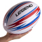 М'яч для регбі LEGEND R-3288 №5 PVC білий-червоний-синій 4