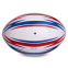 М'яч для регбі LEGEND R-3289 №4 PVC білий-червоний-синій 0