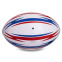 М'яч для регбі LEGEND R-3290 №3 PVC білий-червоний-синій 0