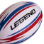 М'яч для регбі LEGEND R-3290 №3 PVC білий-червоний-синій 2