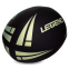 Мяч для регби LEGEND R-3291 №5 PVC черный-салатовый 1