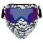 Захисна маска-трансформер окуляри окуляри пів-обличчя SP-Sport MZ-S кольори в асортименті 19