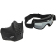 Захисна маска-трансформер окуляри окуляри пів-обличчя SP-Sport MZ-7 чорний 0