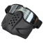 Защитная маска-трансформер очки пол-лица SP-Sport MZ-7 черный 1