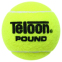 Мяч для большого тенниса TELOON TOUR POUND T818-3 3шт салатовый 2