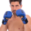 Рукавиці для змішаних єдиноборств UFC Contender UHK-69147 S/M 8 унцій синій 2