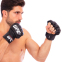 Рукавиці для змішаних єдиноборств MMA шкіряні UFC Pro UHK-69908 чорний 2