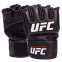 Рукавиці для змішаних єдиноборств MMA шкіряні UFC Pro UHK-69908 чорний 3