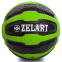 М'яч медичний медбол Zelart Medicine Ball FI-0898-2 2кг чорний-зелений 0