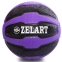 Мяч медицинский медбол Zelart Medicine Ball FI-0898-4 4кг черный-фиолетовый 0