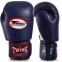 Перчатки боксерские кожаные TWINS BGVLA2 10-16унций темно-синий-белый 0