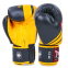 Перчатки боксерские кожаные TWINS FBGVL3-43 10-16унций черный-желтый 0