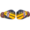 Боксерські рукавиці шкіряні TWINS FBGVL3-43 10-16унцій чорний-жовтий 3