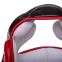 Шлем боксерский с полной защитой кожаный TWINS HGL3-2T M-XL черный-красный 3