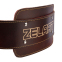 Пояс для отягощений кожаный Zelart VL-3326 коричневый 7