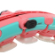 Обруч розумний масажний не падаючий розбірний Zelart FI-9659 Smart Weighted Hulа бірюзовий-рожевий 6