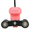 Обруч розумний масажний не падаючий розбірний Zelart FI-9659 Smart Weighted Hulа бірюзовий-рожевий 19