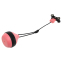 Обруч розумний масажний не падаючий розбірний Zelart FI-9659 Smart Weighted Hulа бірюзовий-рожевий 26