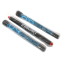 Палка гімнастична 3-х секційна Бодібар Body Bar Zelart FI-9994-4 вага 4кг чорний-блакитний 5