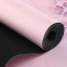 Коврик для йоги Замшевый Record FI-5662-26 размер 183x61x0,3см с Цветочным принтом розовый 0