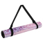 Коврик для йоги Замшевый Record FI-5662-26 размер 183x61x0,3см с Цветочным принтом розовый 4