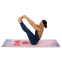 Коврик для йоги Замшевый Record FI-5662-26 размер 183x61x0,3см с Цветочным принтом розовый 8