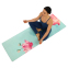 Коврик для йоги Замшевый Record FI-5662-27 размер 183x61x0,3см с принтом Спокойствие Лотоса бирюзовый 7