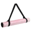 Коврик для йоги Замшевый Record FI-5662-28 размер 183x61x0,3см с принтом Нежность Лотоса розовый 4