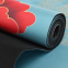 Коврик для йоги Замшевый Record FI-5662-31 размер 183x61x0,3см с принтом Цветок Сакуры голубой-красный 0