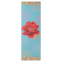 Коврик для йоги Замшевый Record FI-5662-31 размер 183x61x0,3см с принтом Цветок Сакуры голубой-красный 6