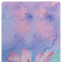 Килимок для йоги Замшевий Record FI-5662-33 розмір 183x61x0,3см з Квітковим принтом рожевий-блакитний 1