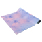 Килимок для йоги Замшевий Record FI-5662-33 розмір 183x61x0,3см з Квітковим принтом рожевий-блакитний 3