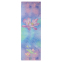 Килимок для йоги Замшевий Record FI-5662-33 розмір 183x61x0,3см з Квітковим принтом рожевий-блакитний 6