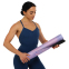 Килимок для йоги Замшевий Record FI-5662-33 розмір 183x61x0,3см з Квітковим принтом рожевий-блакитний 10