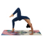 Коврик для йоги Льняной (Yoga mat) Record FI-7156-4 размер 183x61x0,3см принт Чакры Акварель бежевый 8