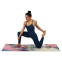 Коврик для йоги Льняной (Yoga mat) Record FI-7156-4 размер 183x61x0,3см принт Чакры Акварель бежевый 9