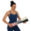 Коврик для йоги Льняной (Yoga mat) Record FI-7156-4 размер 183x61x0,3см принт Чакры Акварель бежевый 10
