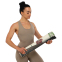 Коврик для йоги Льняной (Yoga mat) Record FI-7157-2 размер 183x61x0,3см с Цветочным принтом бежевый 10