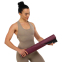 Килимок для йоги Льняний (Yoga mat) Record FI-7157-4 розмір 183x61x0,3см принт Лотос бежевий 10