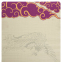 Коврик для йоги Льняной (Yoga mat) Record FI-7157-7 размер 183x61x0,3см принт Сакура бежевый 1