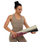 Коврик для йоги Льняной (Yoga mat) Record FI-7157-7 размер 183x61x0,3см принт Сакура бежевый 10